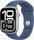 Смарт-годинник Apple Watch Series 10 GPS + Cellular 46mm Silver Alu. Case w. Denim Sport Band - S/M (MWY03)  Фото №1